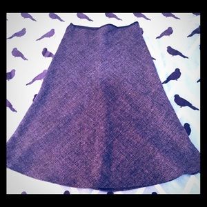 Vintage - Candy Rain Grey Calf Length Skirt Sz S